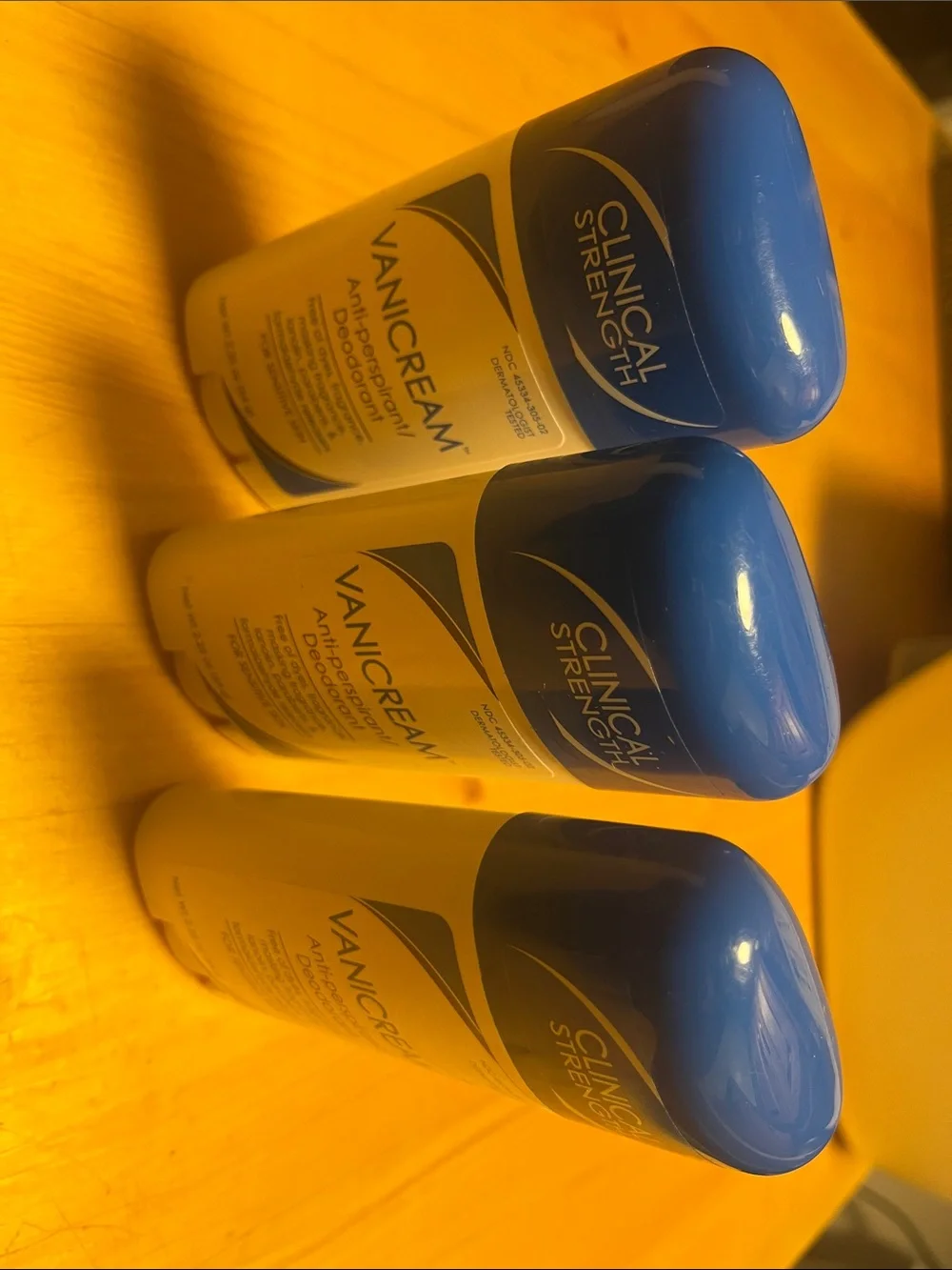 3-Pack Vanicream Antiperspirant Deodorant Sensitive Skin Unscented 3 Sticks